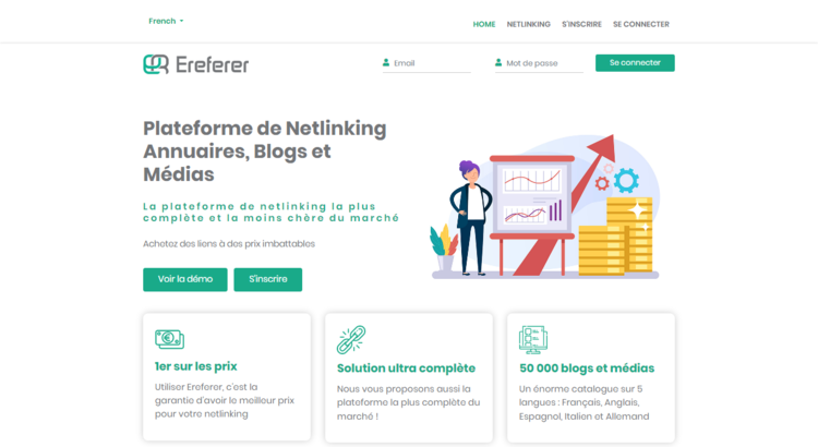 page d'accueil ereferer