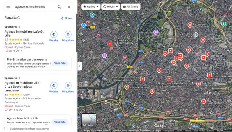 référencement local immobilier