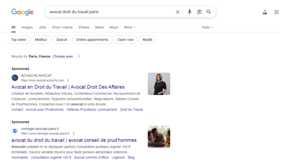 etapes référencement avocat