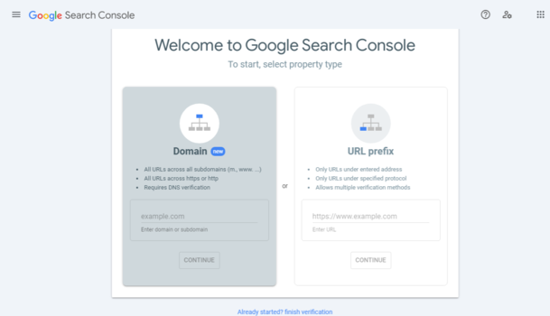 google search console