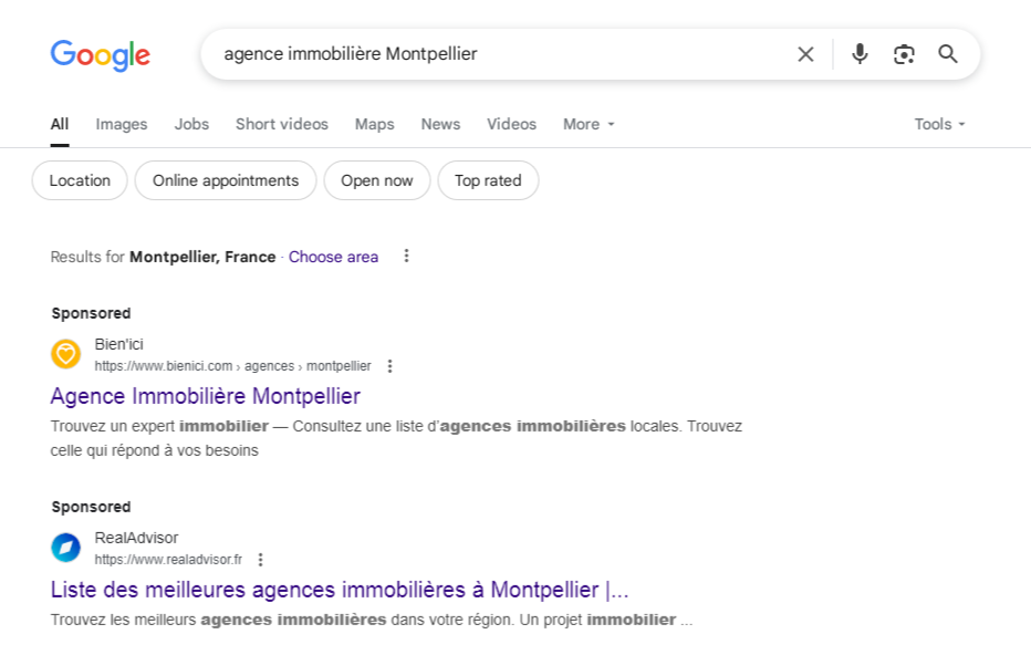 visibilité locale montpellier